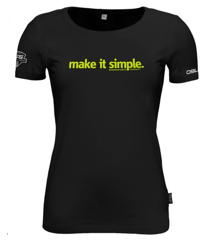 Majica T-shirt Make it simple FLUO