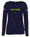 MAJICA DOLG ROKAV MAKE IT SIMPLE FLUO