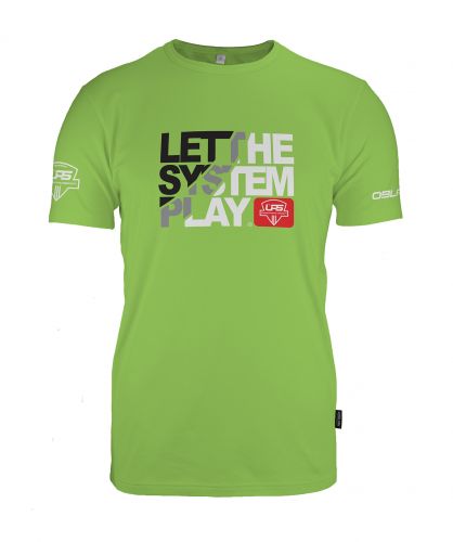 Majica T-shirt let the system play